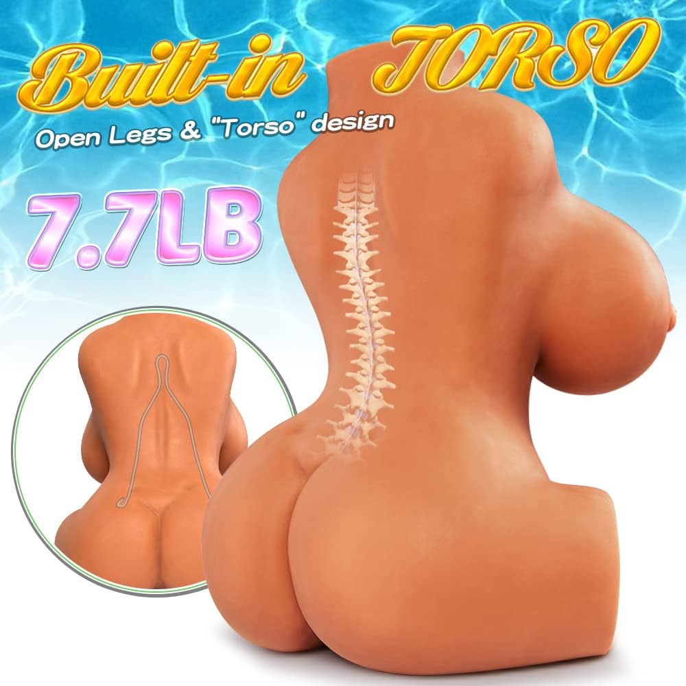 Ms Jackie 7.7 LB Life Like 3 in 1 Mini Sex Doll by DESIRE LUST