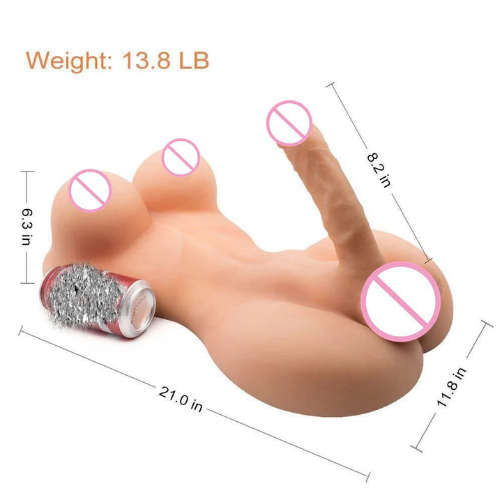 54*30CM Silicone Shemale Sex Doll