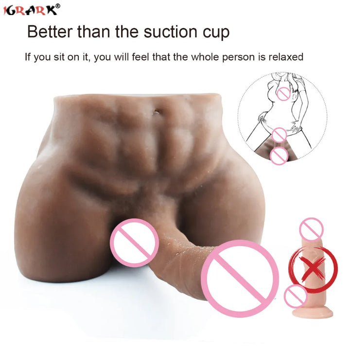 20cm Big Dildo Butt Sex Doll