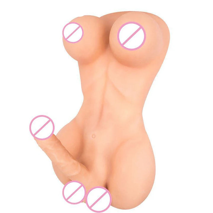54*30CM Silicone Shemale Sex Doll
