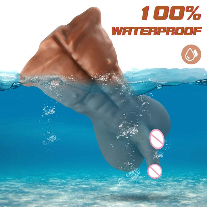 Male Torso Half Body Dildo Women