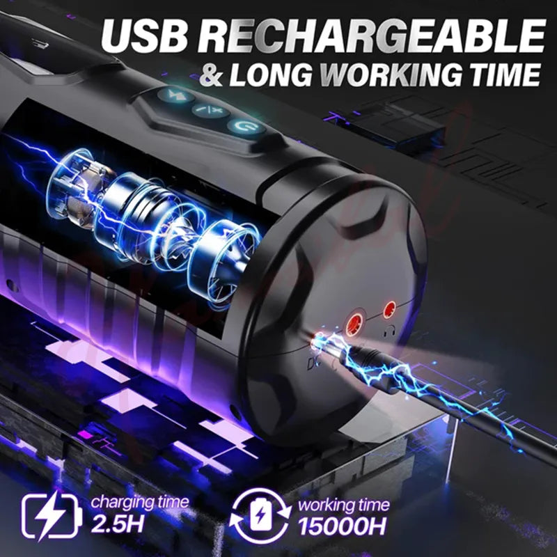 7 Thrusting Rotating Modes Mastubator Cup