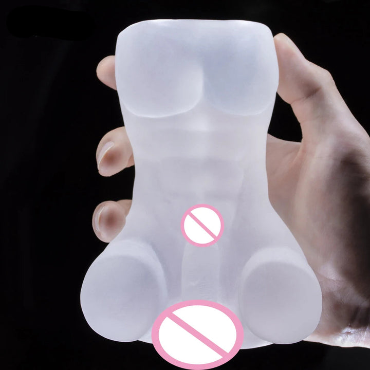 Mini 3D Male Torso Half-body Sex Doll