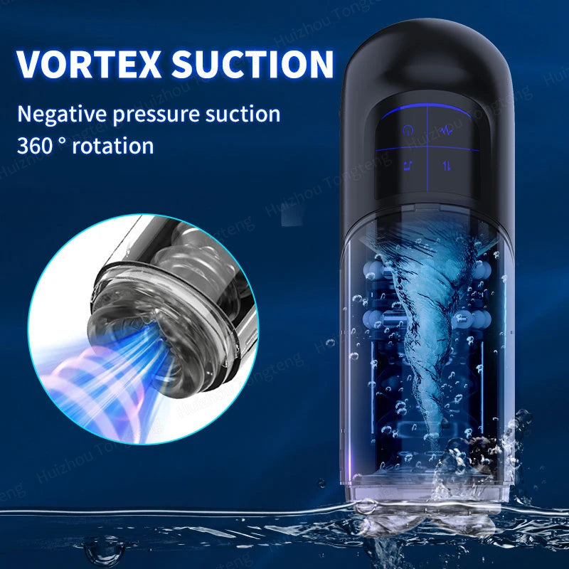 Telescopic Rotating Male Masturbator