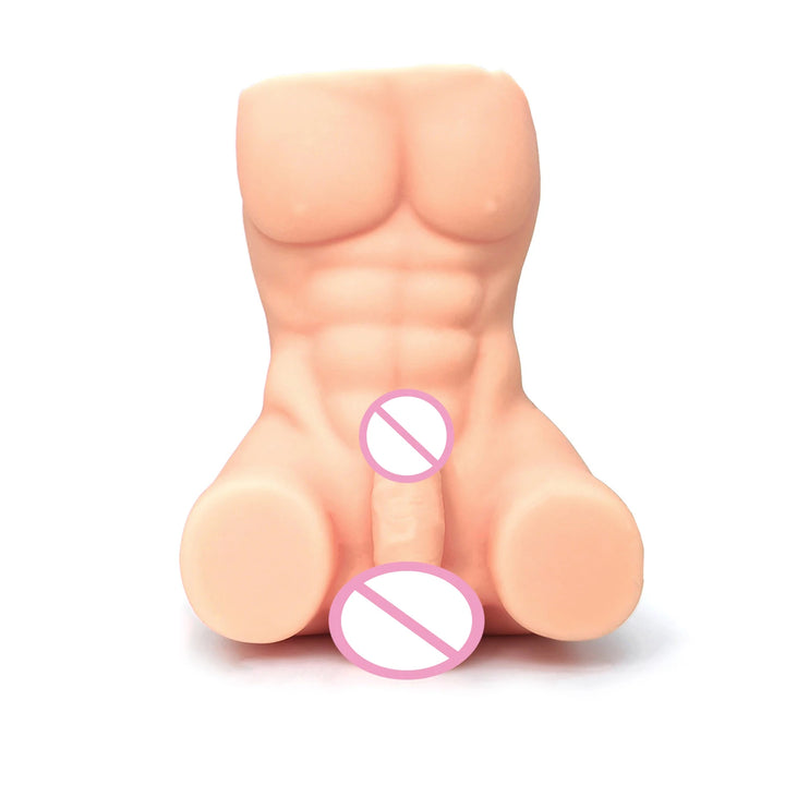 Mini 3D Male Torso Half-body Sex Doll