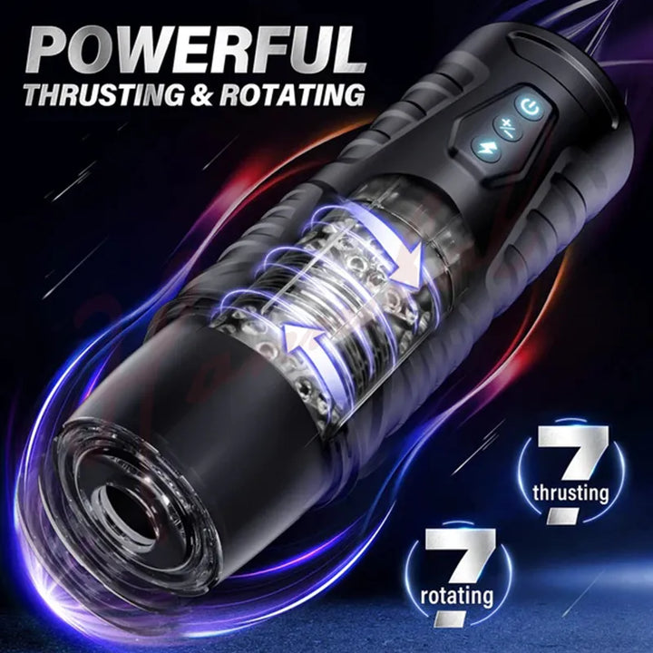 7 Thrusting Rotating Modes Mastubator Cup