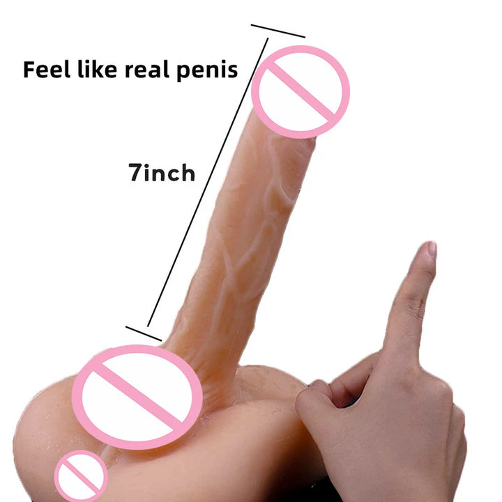 Soft Flexible Cock Female Masturbator