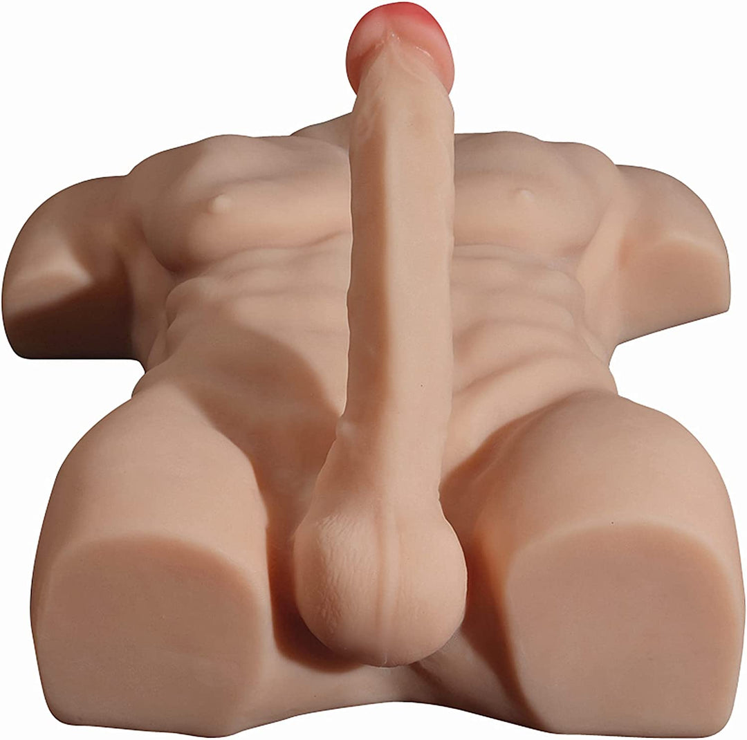 Half Body Male Sex doll 15.4lb with Butthole