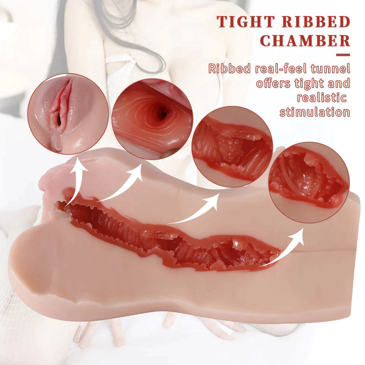 Mini Pocket Pussy and Tits Masturbator 1.5 lb