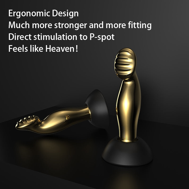 Gold Dildo with Remote Control