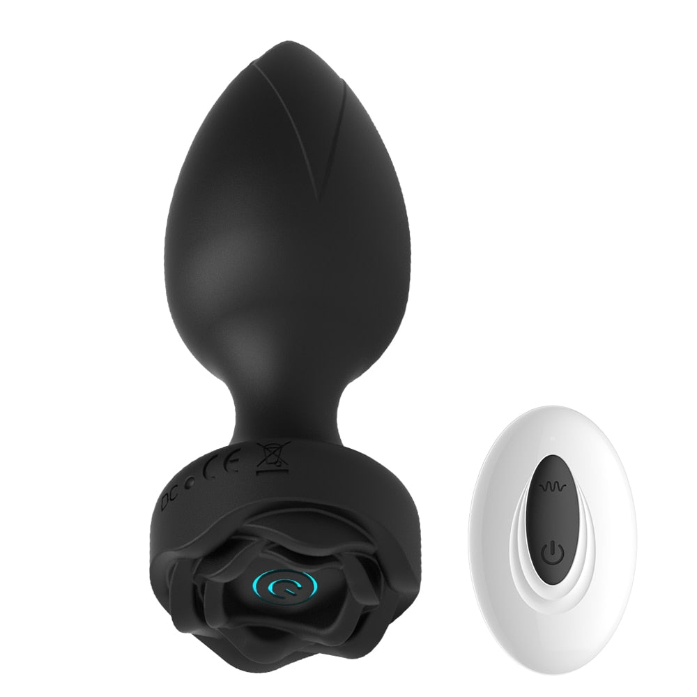 Rose Anal Vibrator by Desire Lust