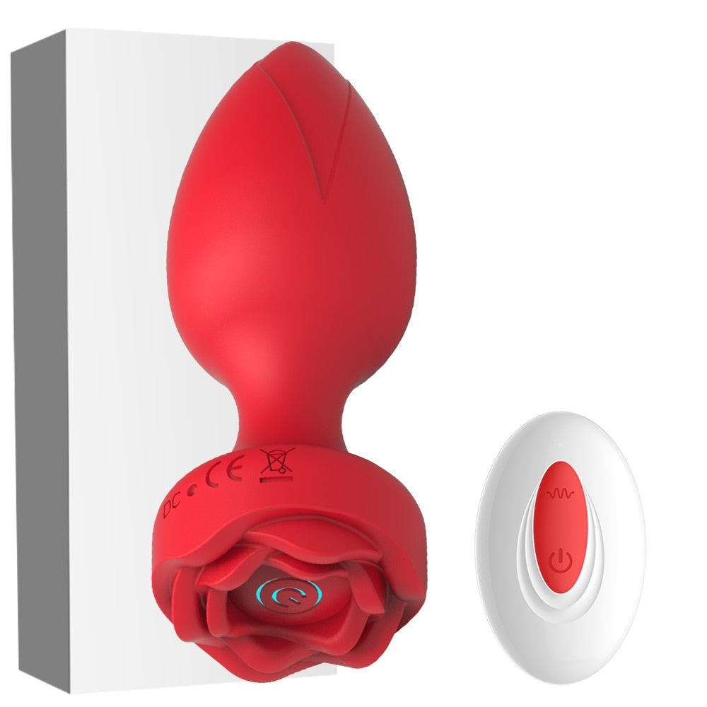 Rose Anal Vibrator by Desire Lust
