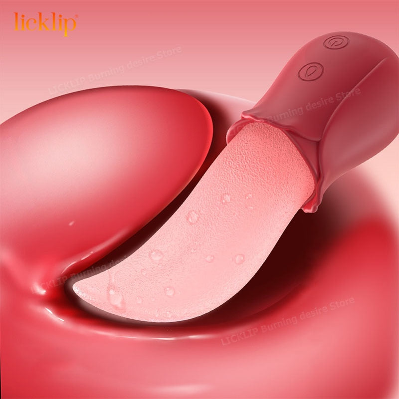 Rose Licking by Desire Lust
