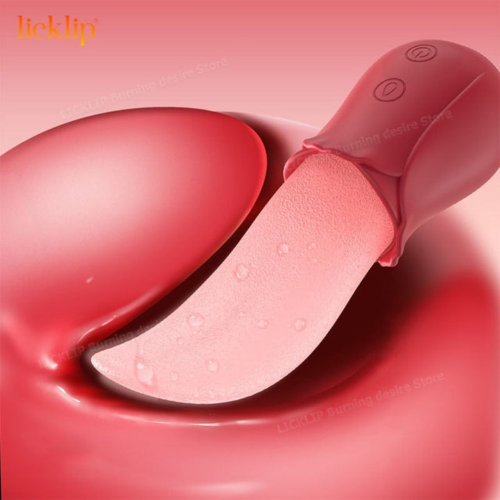 Rose Licking by Desire Lust
