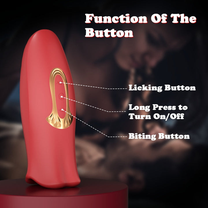 Clit Tongue Licking Vibrator by Desire Lust