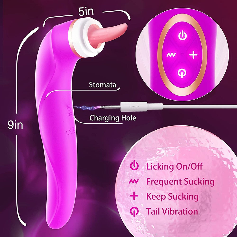 Pussy Licking Vibrator by Desire Lust