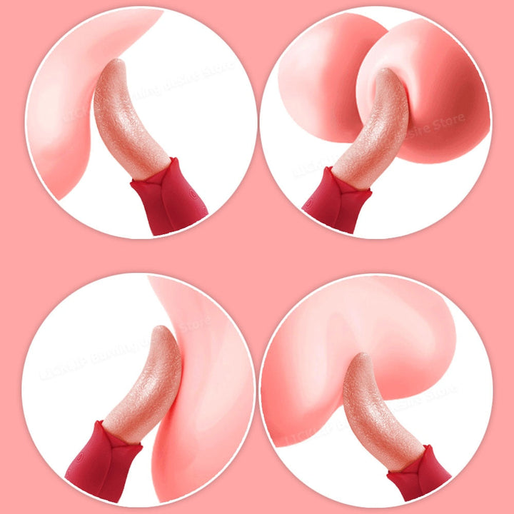 Rose Licking by Desire Lust