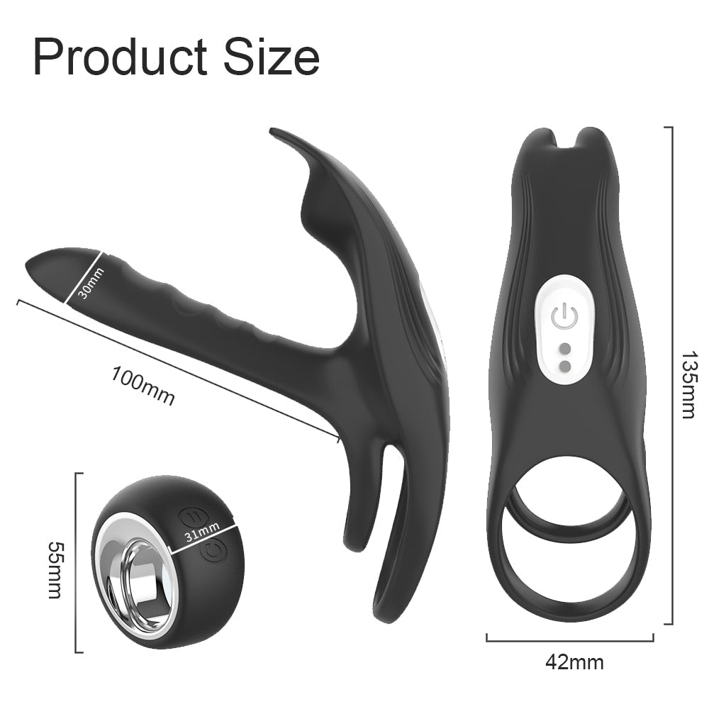 Vibrating Cock ring Couple