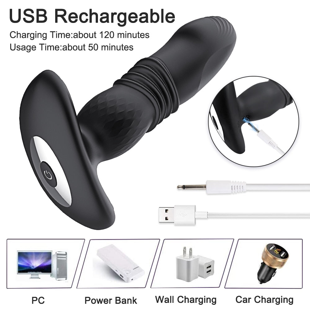 Telescopic Anal Vibrator by Desire Lust