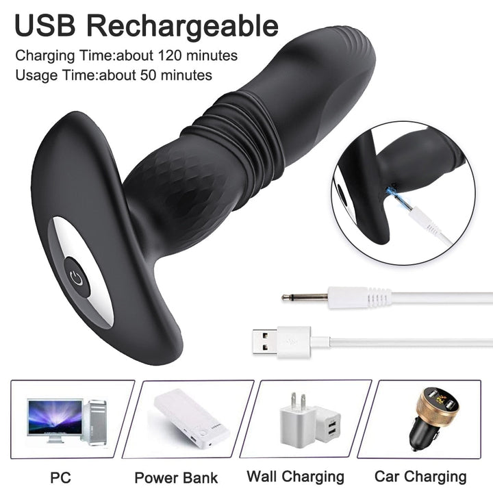 Telescopic Anal Vibrator by Desire Lust