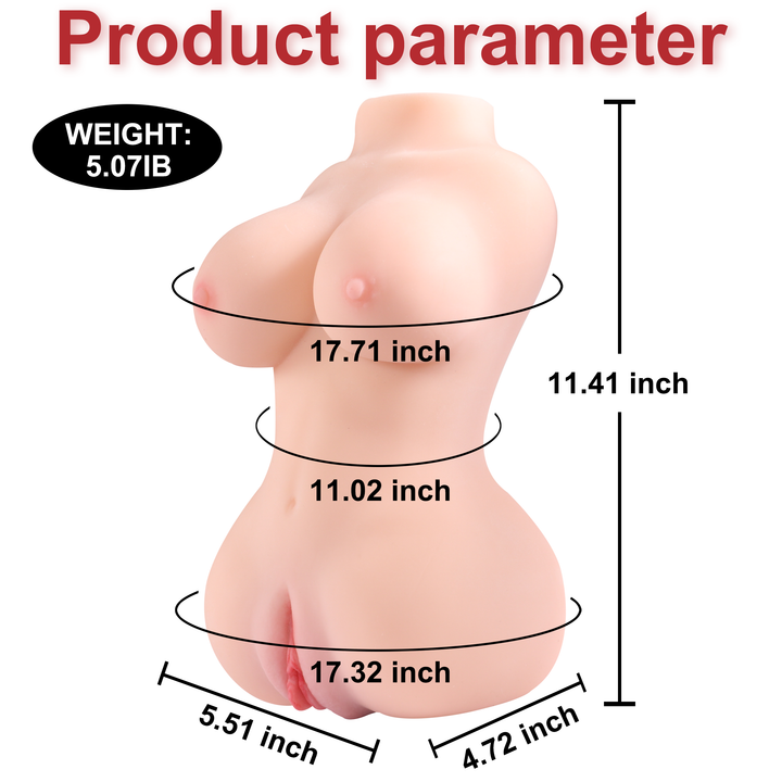 Rosy- 5lb Mini Sex Doll Masturbator by Desire Lust