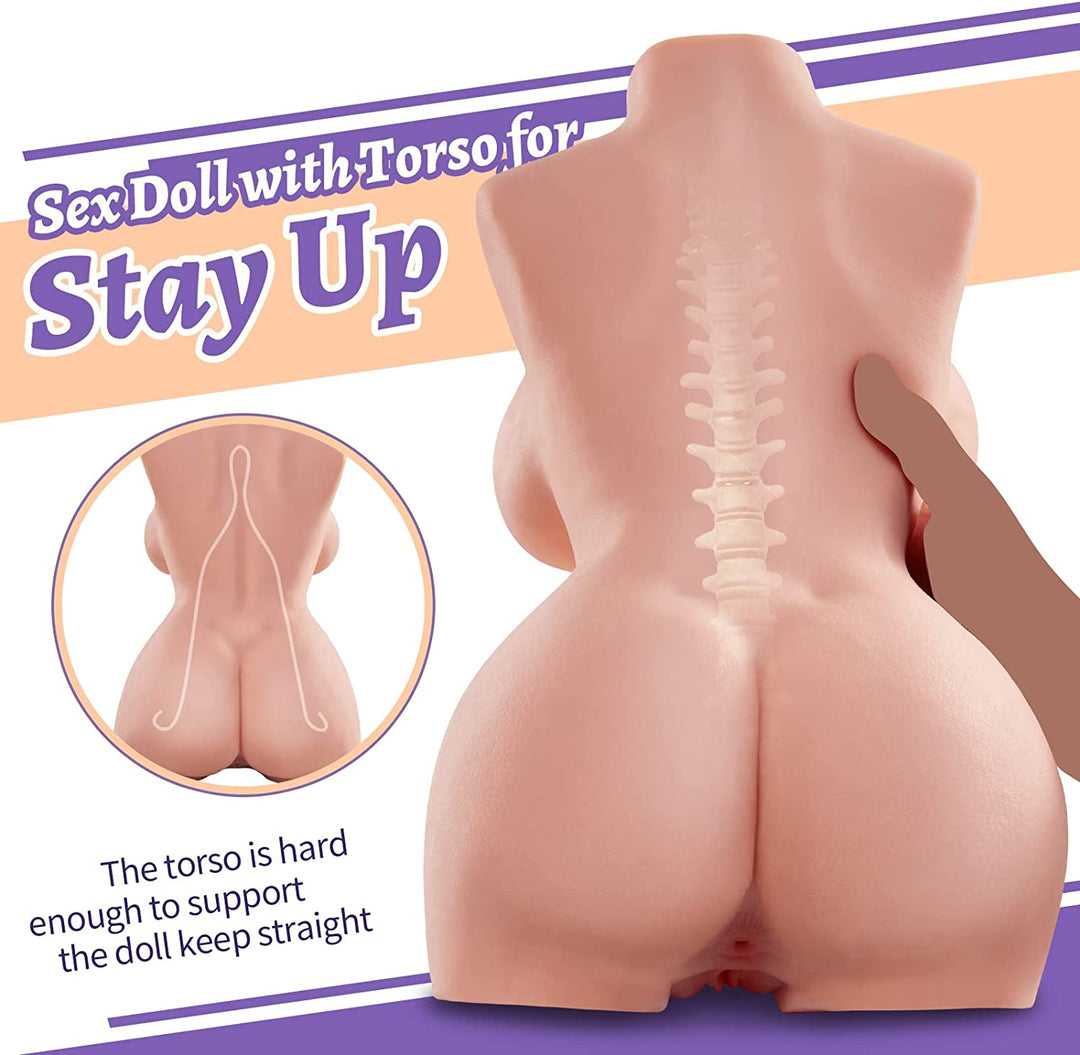 Ari 11LB Sex Doll with Tits White
